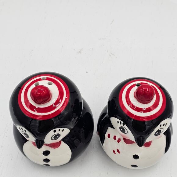 Johanna Parker Penguin Christmas Set Kawaii Coquette Grannycore Maximalist Decor - Picture 8 of 10